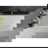Mexen Nita voľne stojaca vaňa 170 x 80 cm, biela, preliv brúsený nikel - 52091708000-97