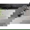 Mexen Nita voľne stojaca vaňa 170 x 80 cm, biela, prepad gun metal - 52091708000-95
