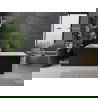 Mexen Nita voľne stojaca vaňa 170 x 80 cm, biela/čierna, zlatý prepad - 52091708075-50