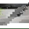 Mexen Nita voľne stojaca vaňa 170 x 80 cm, biela/čierna, preliv chróm - 52091708075-01