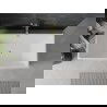 Mexen Nita voľne stojaca vaňa 170 x 80 cm, biela/čierna, prelievanie zlaté brúsené - 52091708075-55