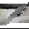 Mexen Nita voľne stojaca vaňa 170 x 80 cm, biela/čierna, čierny prepad - 52091708075-70