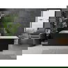 Mexen Nita voľne stojaca vaňa 170 x 80 cm, biela/čierna, odtok nikel brúsený - 52091708075-97