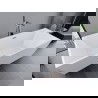 Mexen Lita voľne stojaca vaňa 170 x 75 cm, biela, prepad chróm - 52121707500-01
