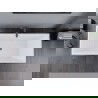 Mexen Lita voľne stojaca vaňa 170 x 75 cm, biela, preliv gun gray brúsený - 52121707500-66