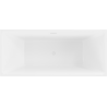 Mexen Lita voľnostojaca vaňa 170 x 75 cm, biela/čierna, biely prepad - 52121707575-20