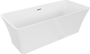 Mexen Tonia voľne stojaca vaňa 170 x 75 cm, biela, prepad chróm - 52171707500-01