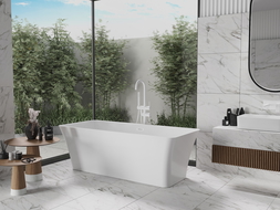 Mexen Tonia voľne stojaca vaňa 170 x 75 cm, biela, prepad biely - 52171707500-20