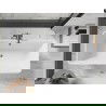 Mexen Tonia voľne stojaca vaňa 170 x 75 cm, biela/čierna, prepad gun gray brúsený - 52171707575-66