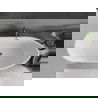 Mexen Eos voľne stojaca vaňa 170 x 75 cm, biela, prepad gun metal - 52471707500-95