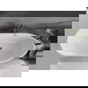 Mexen Eos voľne stojaca vaňa 150 x 75 cm, biela/čierna, prepad gun gray brúsený - 52471507575-66