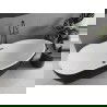Mexen Eos voľne stojaca vaňa 150 x 75 cm, biela/čierna, preliv gun metal - 52471507575-95
