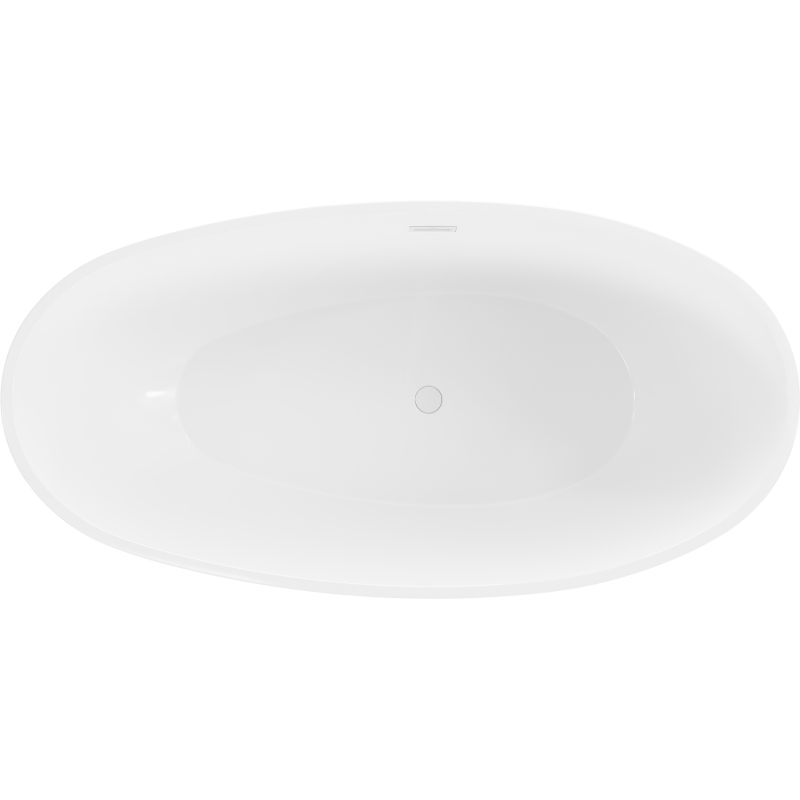 Mexen Bilbao voľne stojaca vaňa 180 x 90 cm, biela/čierna, prepad biely - 51311809075-20