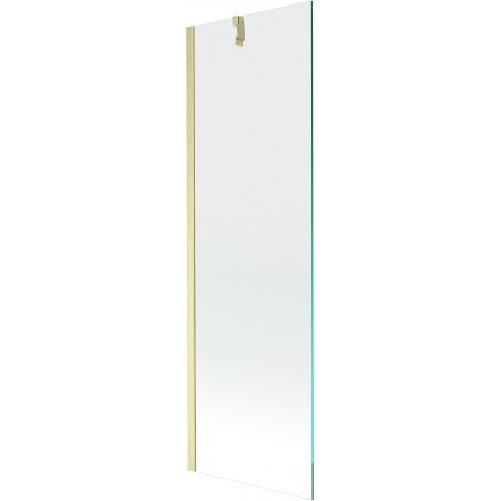 Mexen Next vaňová zástenna 1-krídlová 60 x 150 cm, transparentná, zlato brúsená - 895-060-000-00-00-55