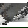 Mexen Next paraván na vaňu 1-krídlový 90 x 150 cm, transparentný, zlatý kartáčovaný - 895-090-000-00-00-55