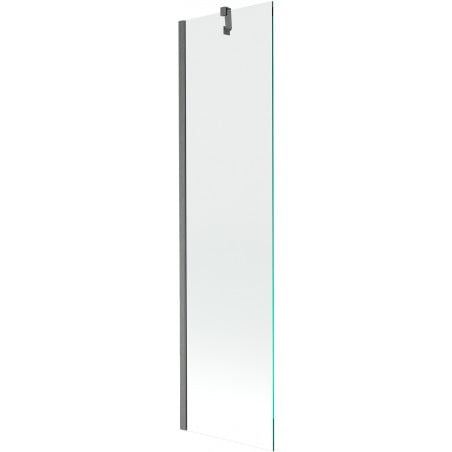 Mexen Next sprchová zástena jednodielna 50 x 150 cm, priehľadná, brúsená gun gray - 895-050-000-00-00-66
