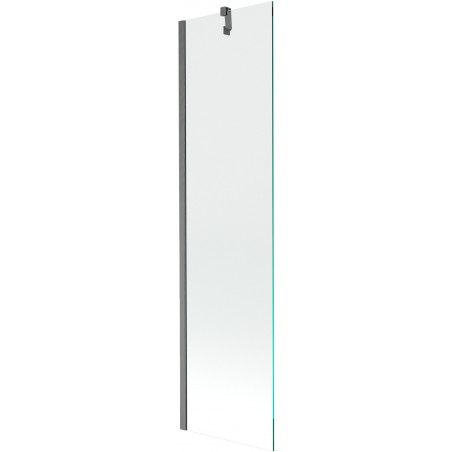 Mexen Next sprchový panel 1-krídlový 50 x 150 cm, transparentný, gun gray brúsený - 895-050-000-00-00-66
