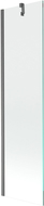 Mexen Next sprchová zástena jednodielna 50 x 150 cm, priehľadná, brúsená gun gray - 895-050-000-00-00-66
