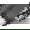 Mexen Next paraván vaňový 1-krídlový 60 x 150 cm, transparentný, brúsená gun gray - 895-060-000-00-00-66