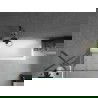 Mexen Next sprchová zábrana 1-krídlová 80 x 150 cm, transparentná, brúsená zbraňovo sivá - 895-080-000-00-00-66