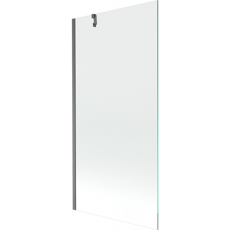 Mexen Next jednokrídlový vaňový paraván 90 x 150 cm, transparentný, brúsený gun gray - 895-090-000-00-00-66