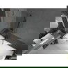 Mexen Next vaňová zástena s jedným krídlom 100 x 150 cm, transparentná, gun gray kartáčovaný - 895-100-000-00-00-66