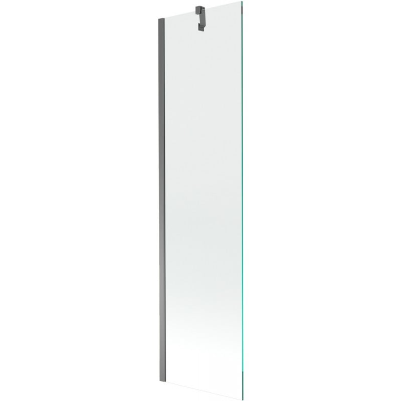 Mexen Next vaňová zástenka 1-krídlová 50 x 150 cm, transparentná, gun metal - 895-050-000-00-00-95