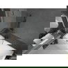 Mexen Next vaničkový paravan 1-krídlový 90 x 150 cm, transparentný, gun metal - 895-090-000-00-00-95