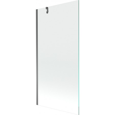 Mexen Next vaničkový paravan 1-krídlový 90 x 150 cm, transparentný, gun metal - 895-090-000-00-00-95