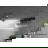 Mexen Next vaňová zástená 1-krídlová 60 x 150 cm, transparentná, brúsený nikel - 895-060-000-00-00-97