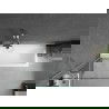 Mexen Next sprchová zástena 1-krídlová 80 x 150 cm, transparentná, brúsený nikel - 895-080-000-00-00-97