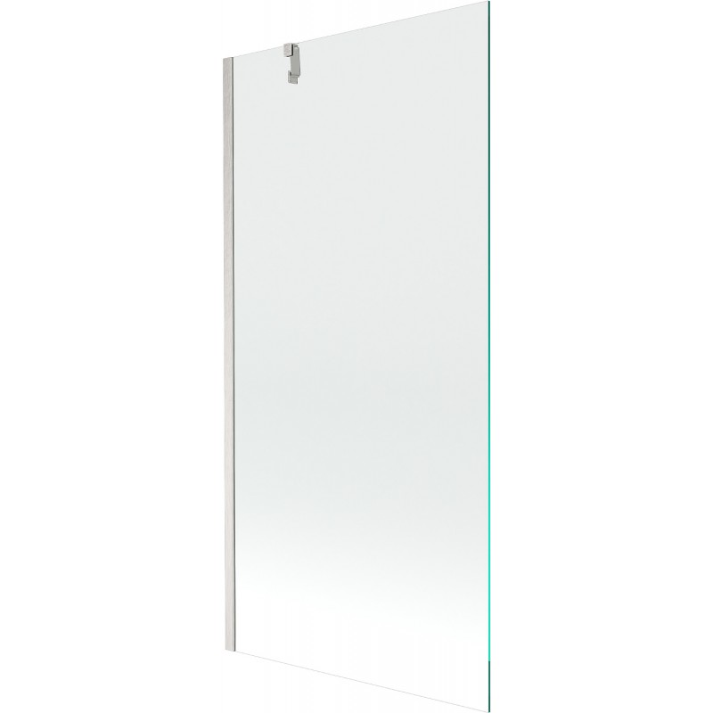 Mexen Next vaňová zástena 1-krídlová 90 x 150 cm, transparentná, brúsený nikel - 895-090-000-00-00-97