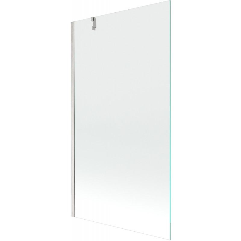Mexen Next jednokrídlový sprchový panel 100 x 150 cm, transparentný, brúsený nikel - 895-100-000-00-00-97