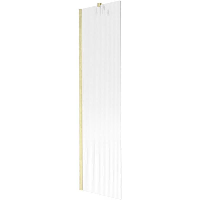 Mexen Next sprchová stena 1-krídlová 50 x 150 cm, prúžky, zlatá kartáčovaná - 895-050-000-00-09-55