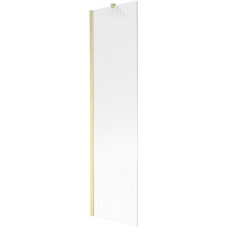 Mexen Next sprchová stena 1-krídlová 50 x 150 cm, prúžky, zlatá kartáčovaná - 895-050-000-00-09-55