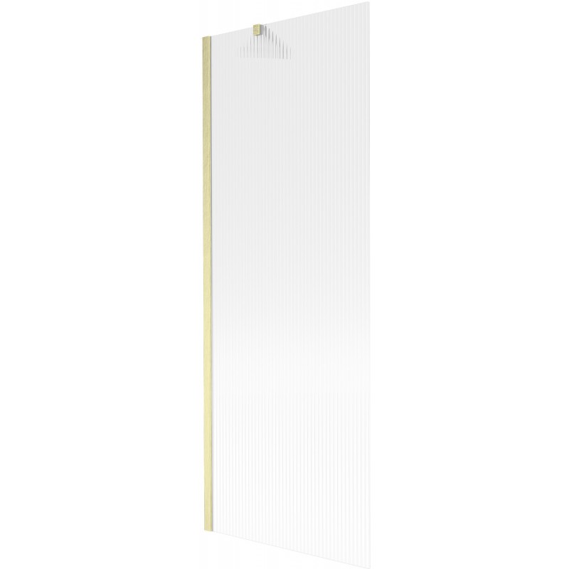 Mexen Next vaňová zásteny 1-krídlová 70 x 150 cm, prúžky, zlatý kartáčovaný - 895-070-000-00-09-55