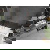 Mexen Next vaňová zástena 1-krídlová 50 x 150 cm, prúžky, brúsená meď - 895-050-000-00-09-65