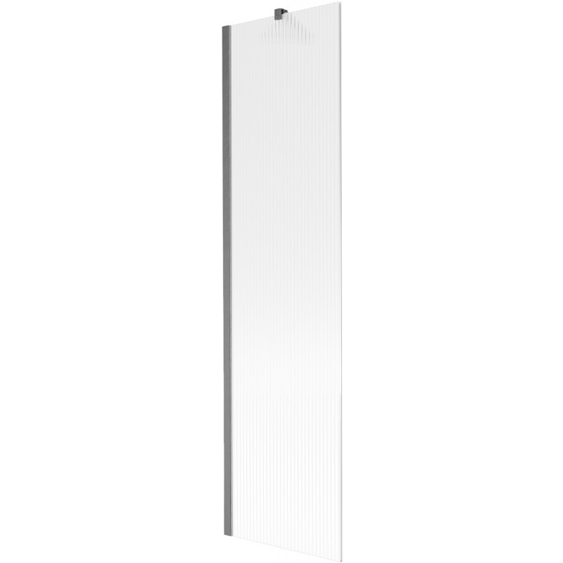 Mexen Next vaňová zástena 1-dielna 50 x 150 cm, prúžky, kartáčovaná gun gray - 895-050-000-00-09-66