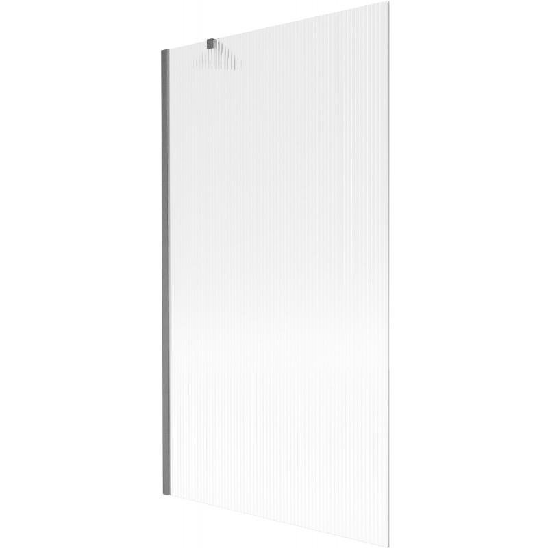 Mexen Next vaňová zástena 1-krídlová 100 x 150 cm, prúžky, brúsená zbraňovo sivá - 895-100-000-00-09-66