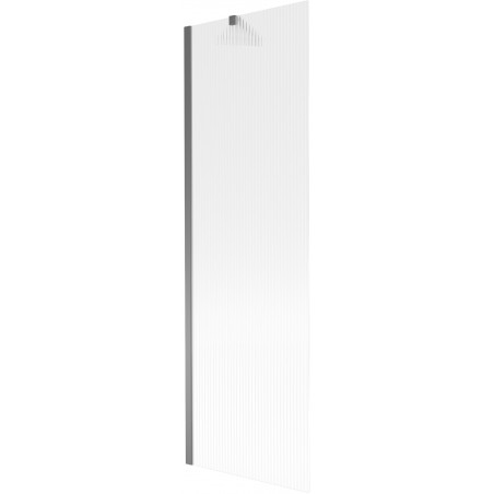 Mexen Next jednokrídlová vaňová zástena 60 x 150 cm, prúžky, gun metal - 895-060-000-00-09-95