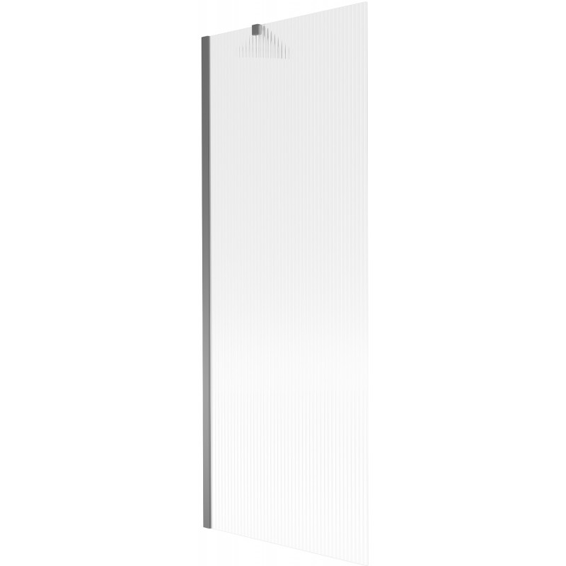 Mexen Next vaňová zástena 1-krídlová 70 x 150 cm, prúžky, gun metal - 895-070-000-00-09-95