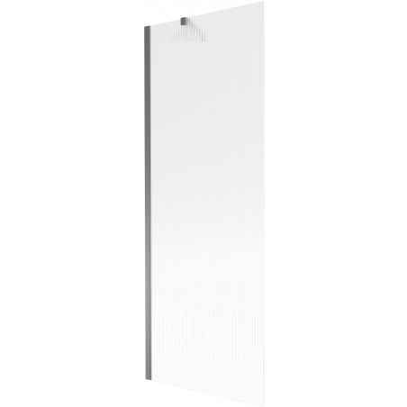 Mexen Next vaňová zástena 1-krídlová 70 x 150 cm, prúžky, gun metal - 895-070-000-00-09-95