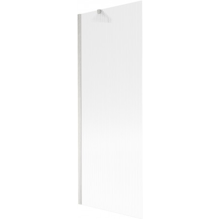 Mexen Next vanová zástena 1-krídlová 70 x 150 cm, prúžky, brúsený nikel - 895-070-000-00-09-97