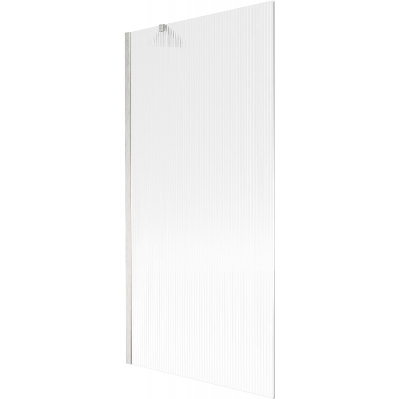 Mexen Next sprchová zástena 1-krídlová 90 x 150 cm, prúžkovaná, brúsený nikel - 895-090-000-00-09-97