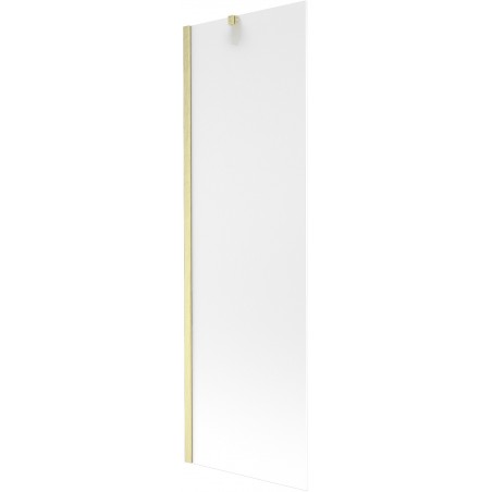 Mexen Next vaňová zástena 1-krídlová 60 x 150 cm, námrazový, zlatý brúsený - 895-060-000-00-30-55