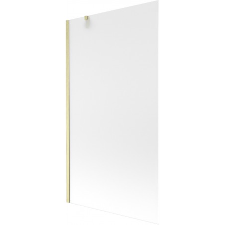 Mexen Next sprchová zástena 1-krídlová 100 x 150 cm, matné sklo, zlatý kartáčovaný - 895-100-000-00-30-55