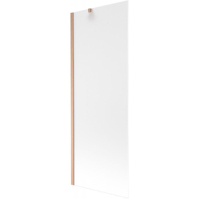 Mexen Next vanová zástena 1-krídlová 70 x 150 cm, matná, brúsená meď - 895-070-000-00-30-65
