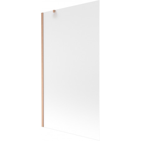 Mexen Next vaňová zástena 1-krídlová 100 x 150 cm, matné sklo, brúsená meď - 895-100-000-00-30-65
