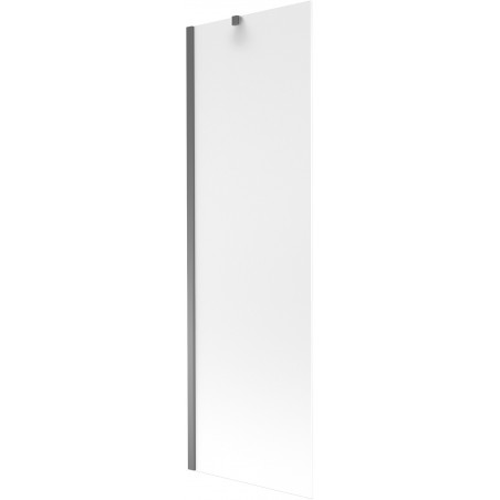 Mexen Next vaňová zástena 1-krídlová 60 x 150 cm, mrazivá, gun metal - 895-060-000-00-30-95