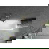 Mexen Next paraván na vaňu 1-krídlový 90 x 150 cm, transparentný, zlatý kartáčovaný - 895-090-000-00-00-55